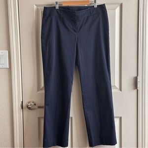 LOFT Navy Blue Marisa Ankle Pants Women’s Size 10 Petite